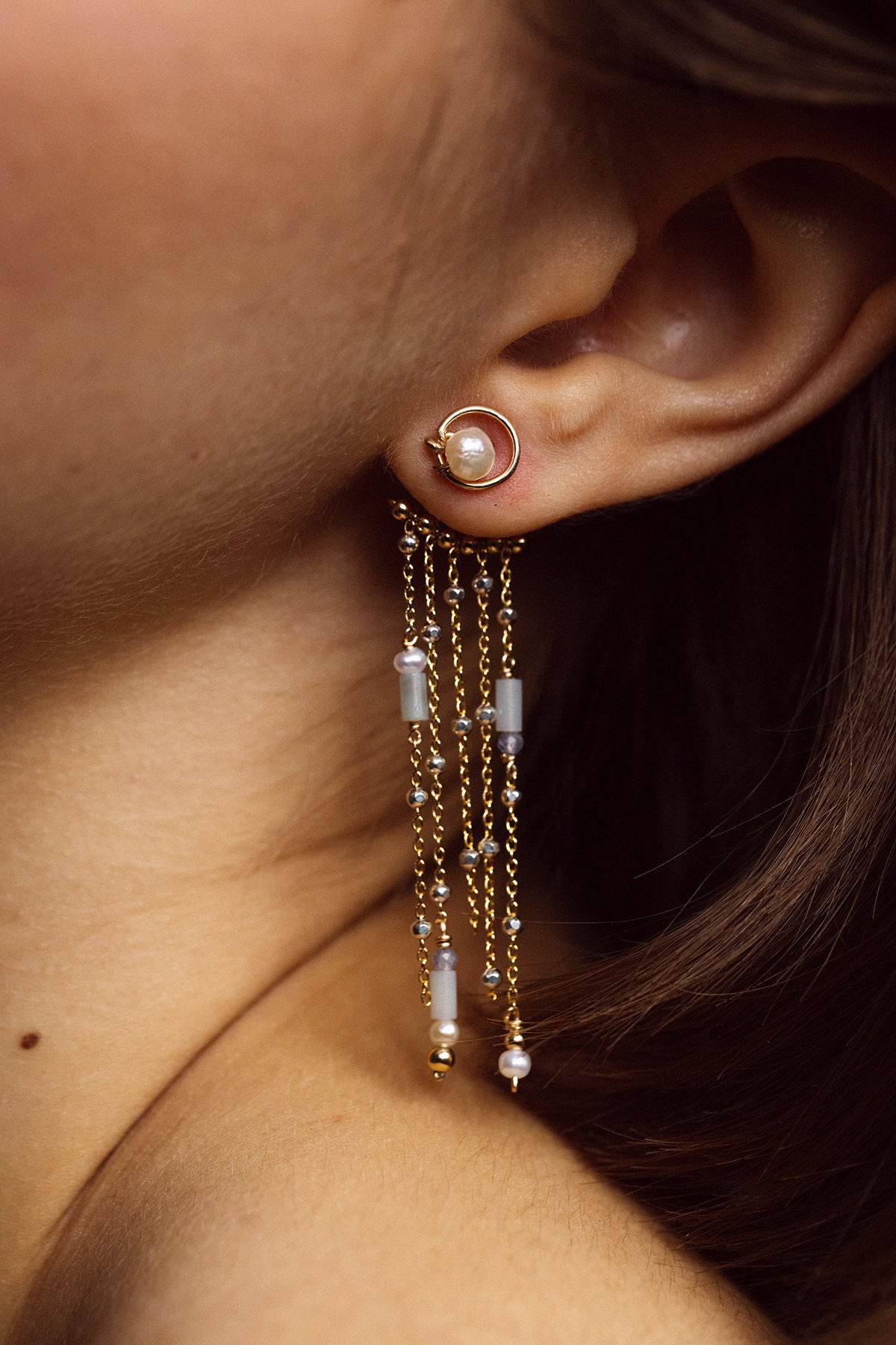 Arielle and Swan Earring Set