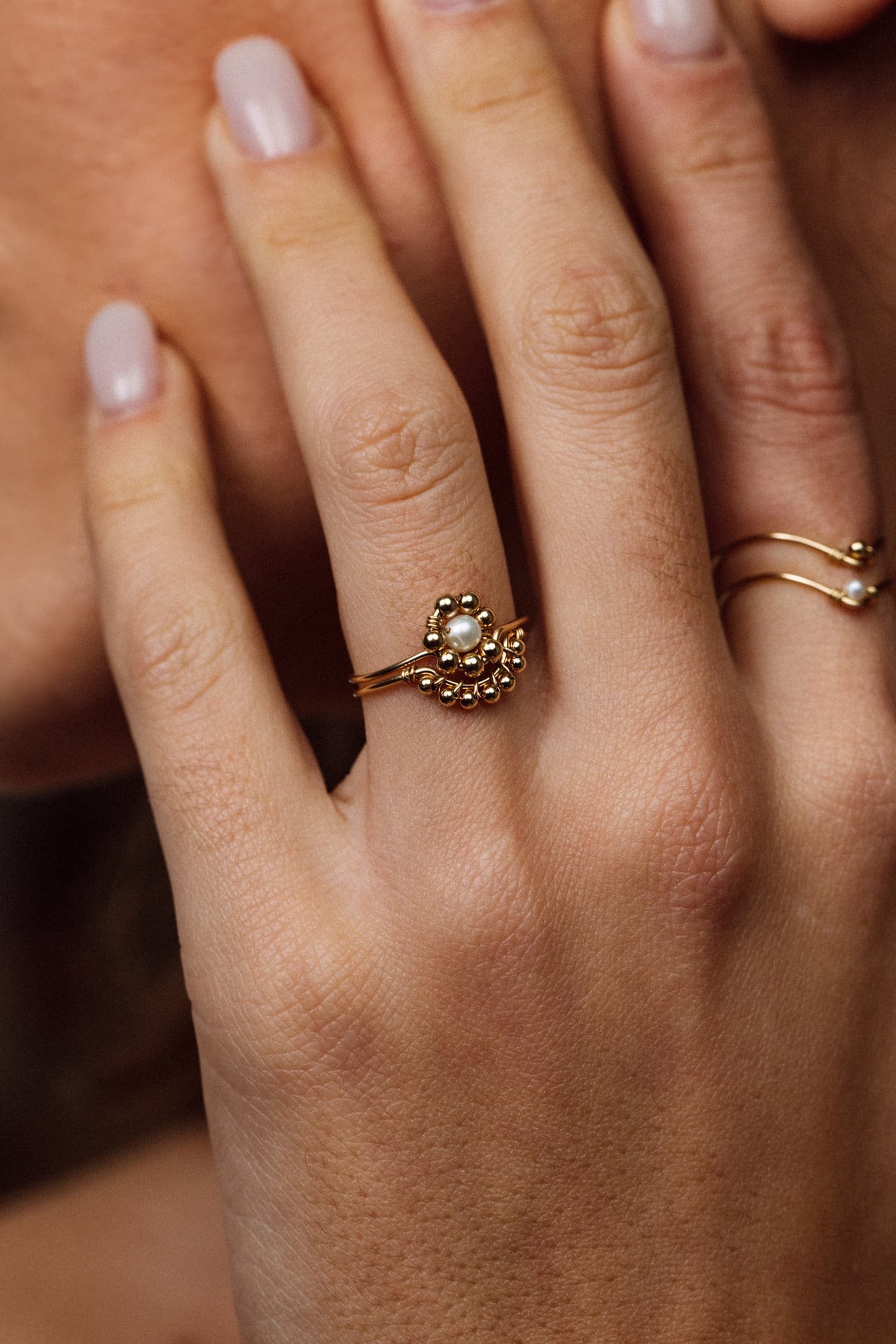 Half Moon Lace Ring
