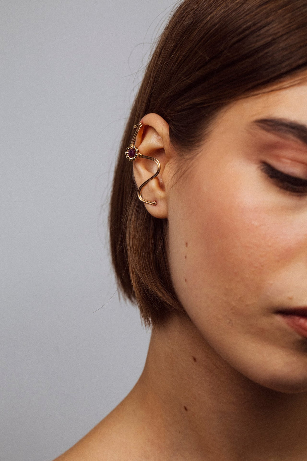 Daisy Ruby Earring