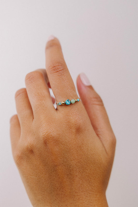 Venus Ring - Blue Lagoon