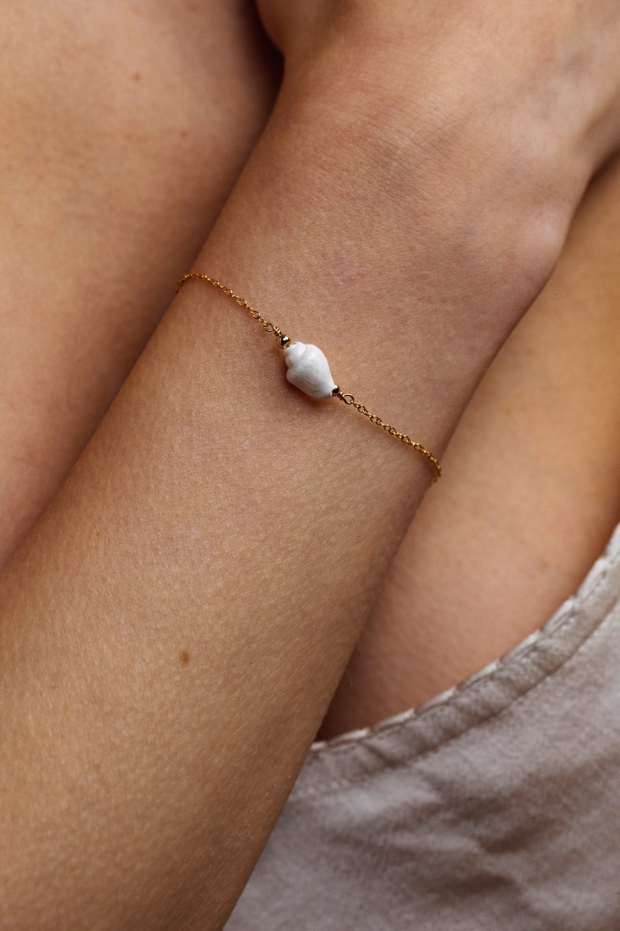 Stella Necklace and Bracelet Gift Set - Seashell