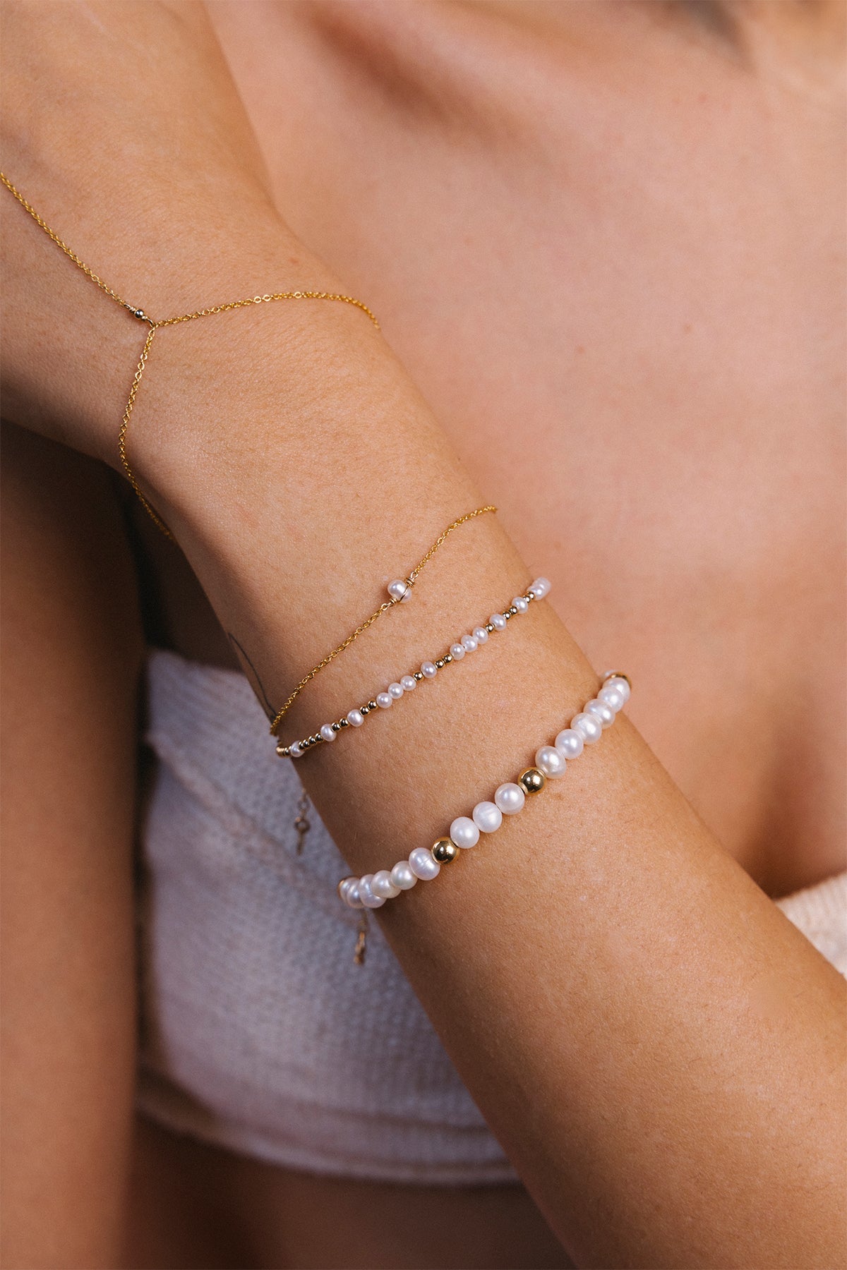 Stella Bracelet - Cultured pearl
