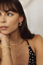 Mira Creoles - Cultured Pearl
