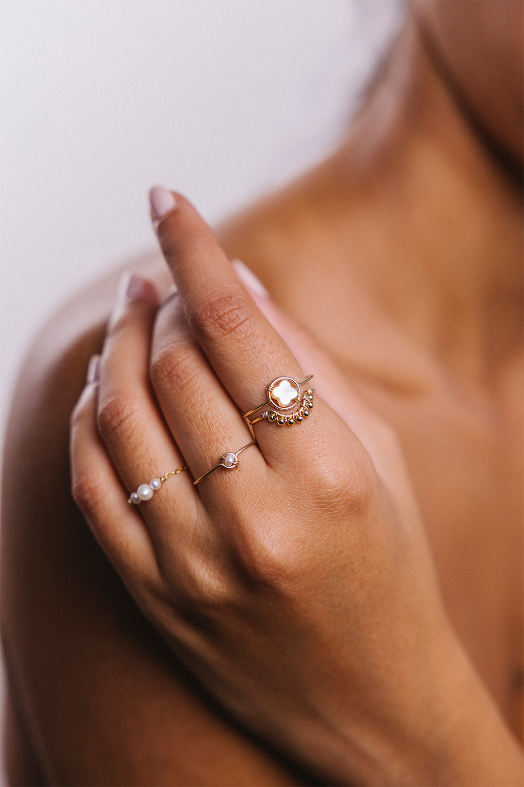 Half Moon Lace Ring