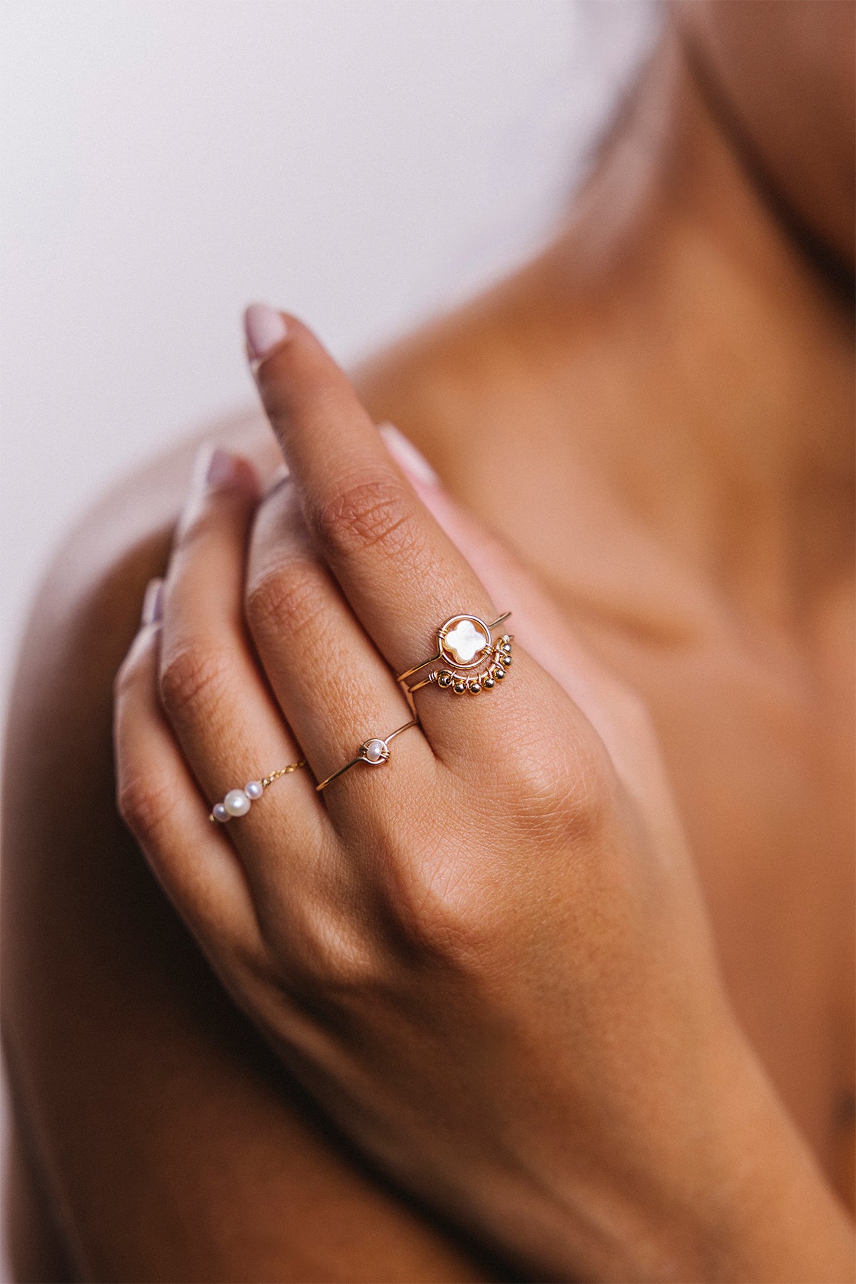 Half Moon Lace Ring