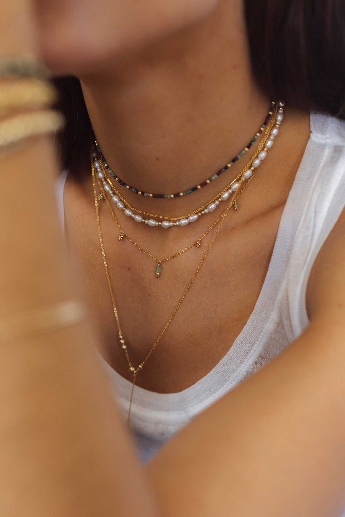 Necklace - Cultured pearls