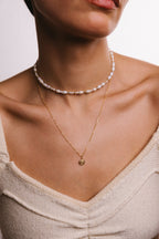 Small Rosa Pendant - Gold