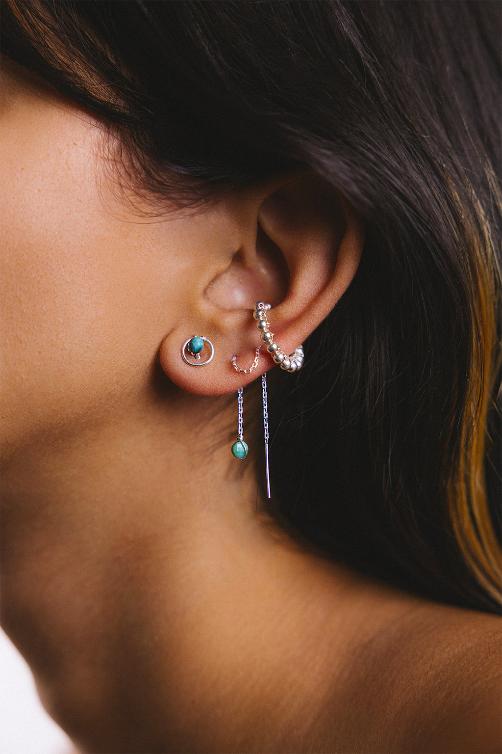 Ear cuffPerlé - Silver