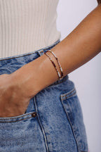 Collier-bracelet Queen Chichis porté au poignet en double tour