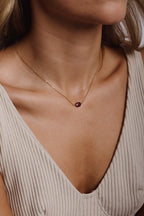 Victoire Necklace - Pink Strawberry Quartz