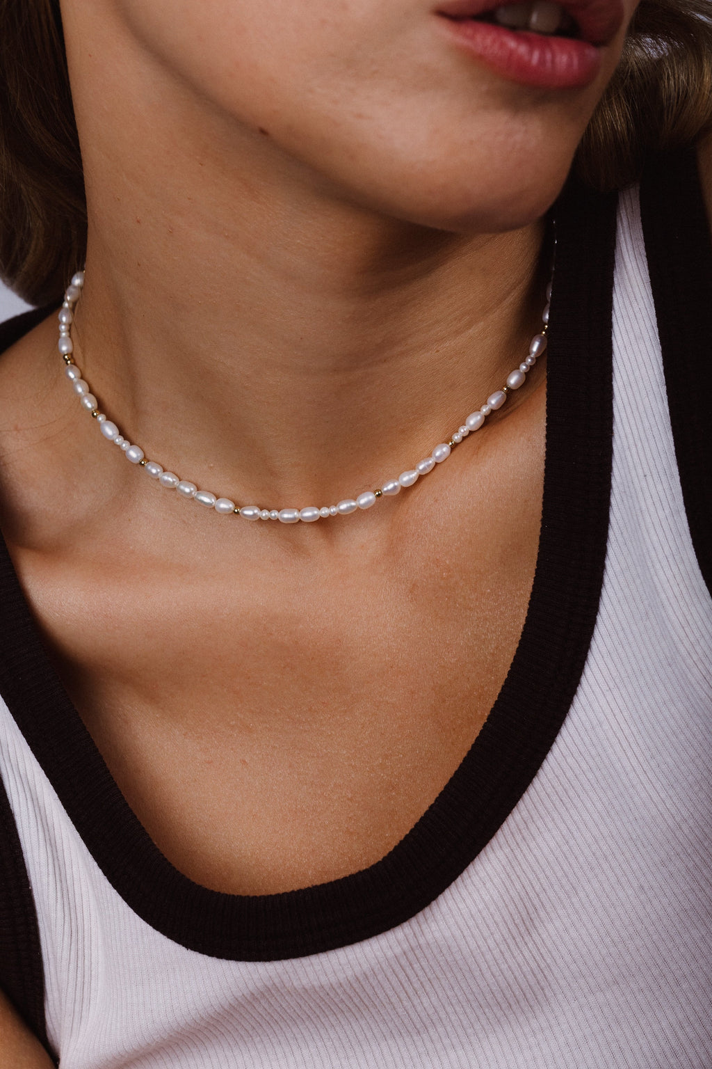 Necklace - Cultured pearls