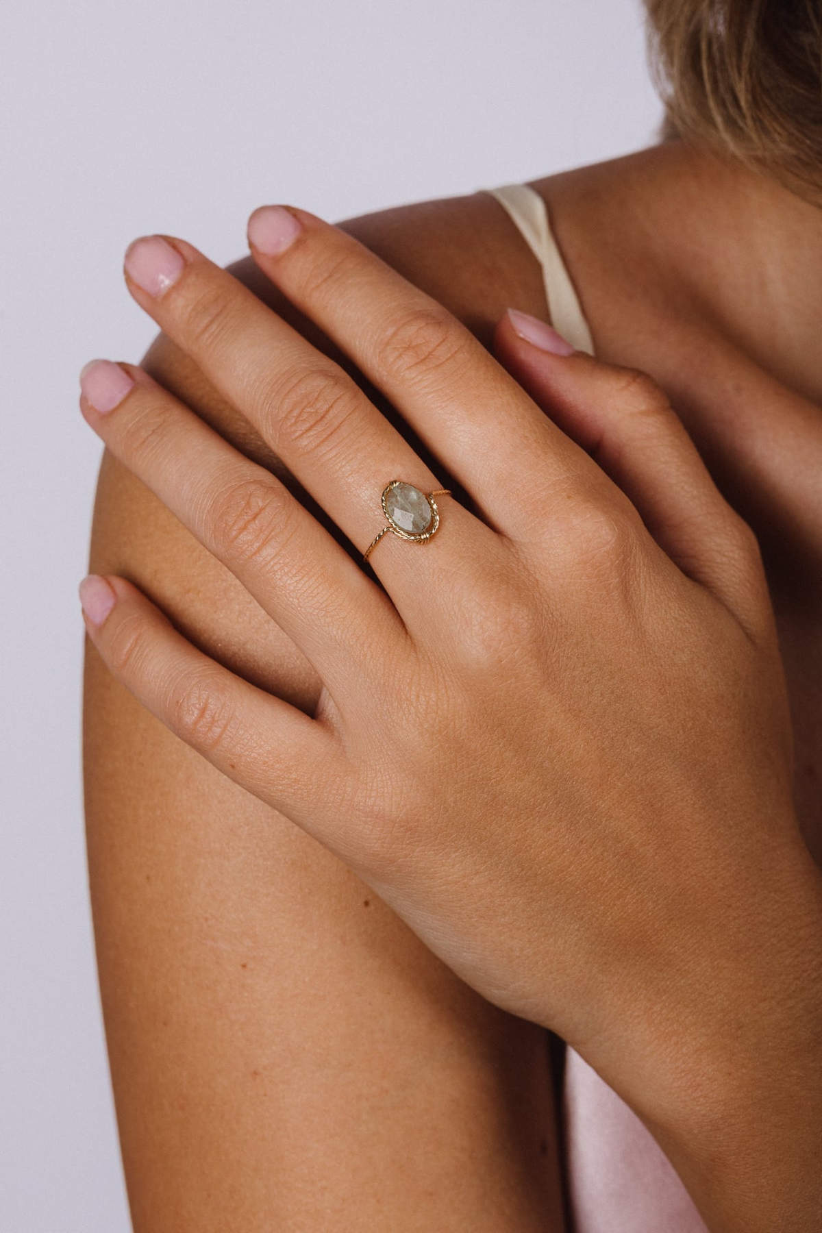 Victoire Ring - Green quartz