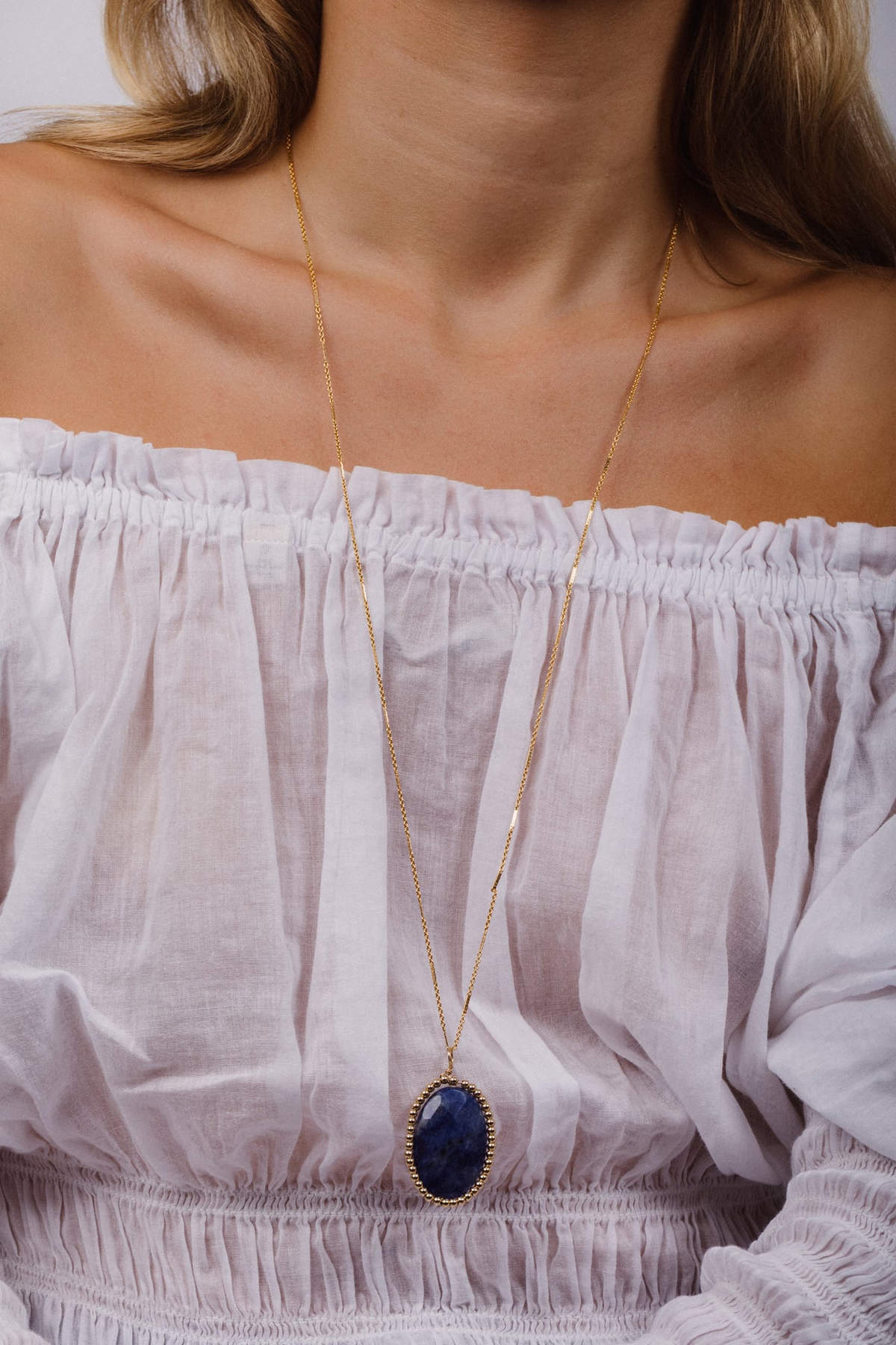 Joséphine Pendant - Sodalite