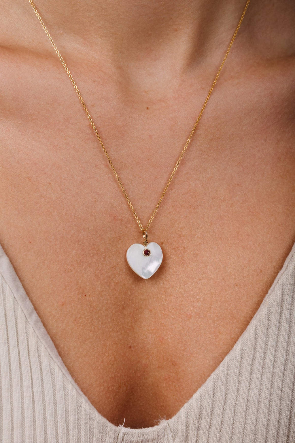 Lolita Pendant - Garnet