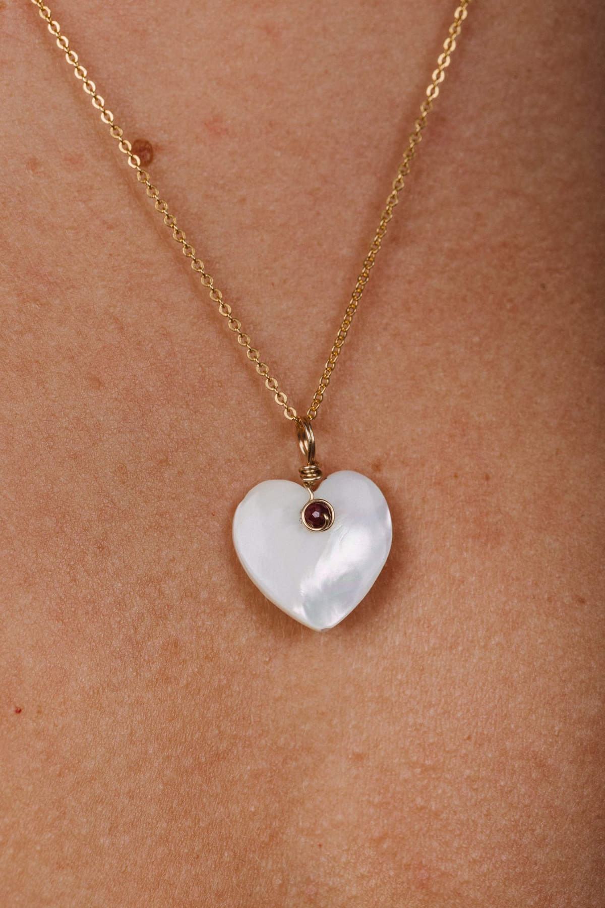 Lolita Pendant - Garnet