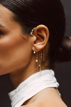 Fringe earrings - Envolée de perles