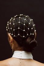 Toison Dorée head jewelry - Cultured pearls