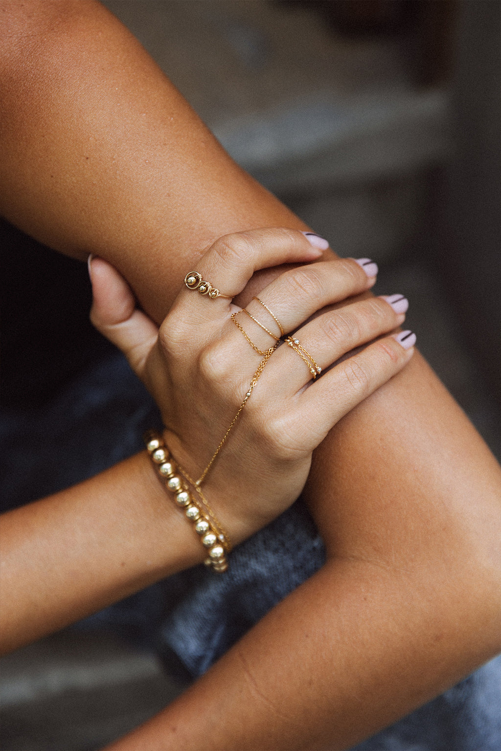 Amélia Triple Ring - Gold