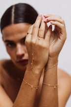 Sofia hand jewel - 750‰ gold White diamond