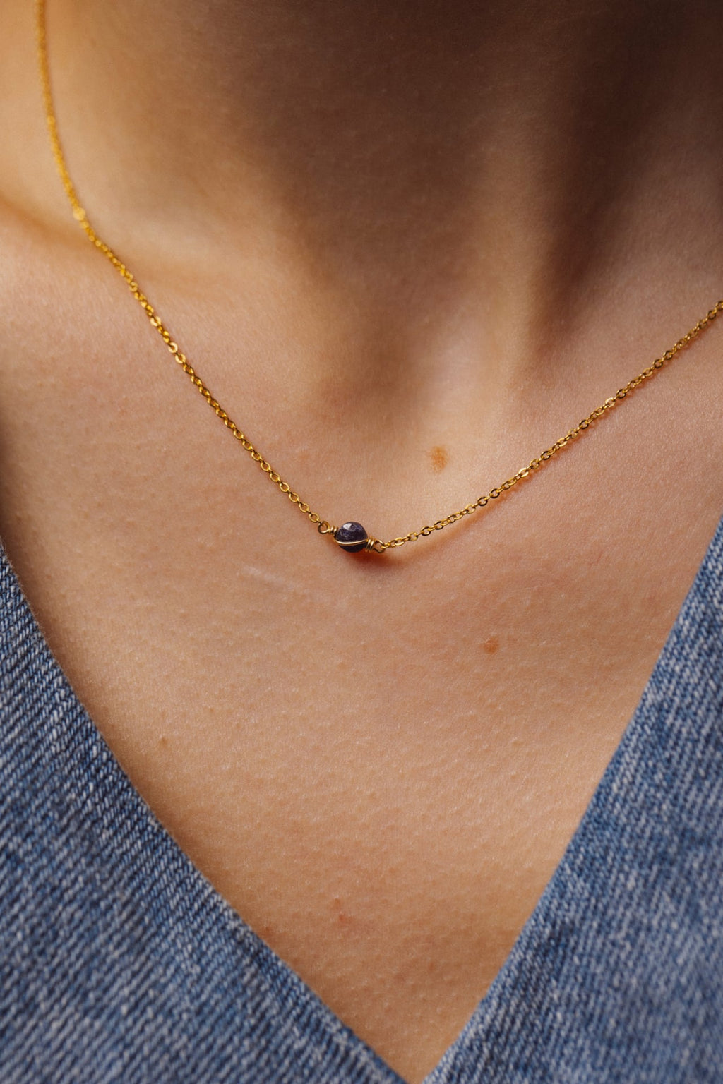 Stella Necklace - Sapphire