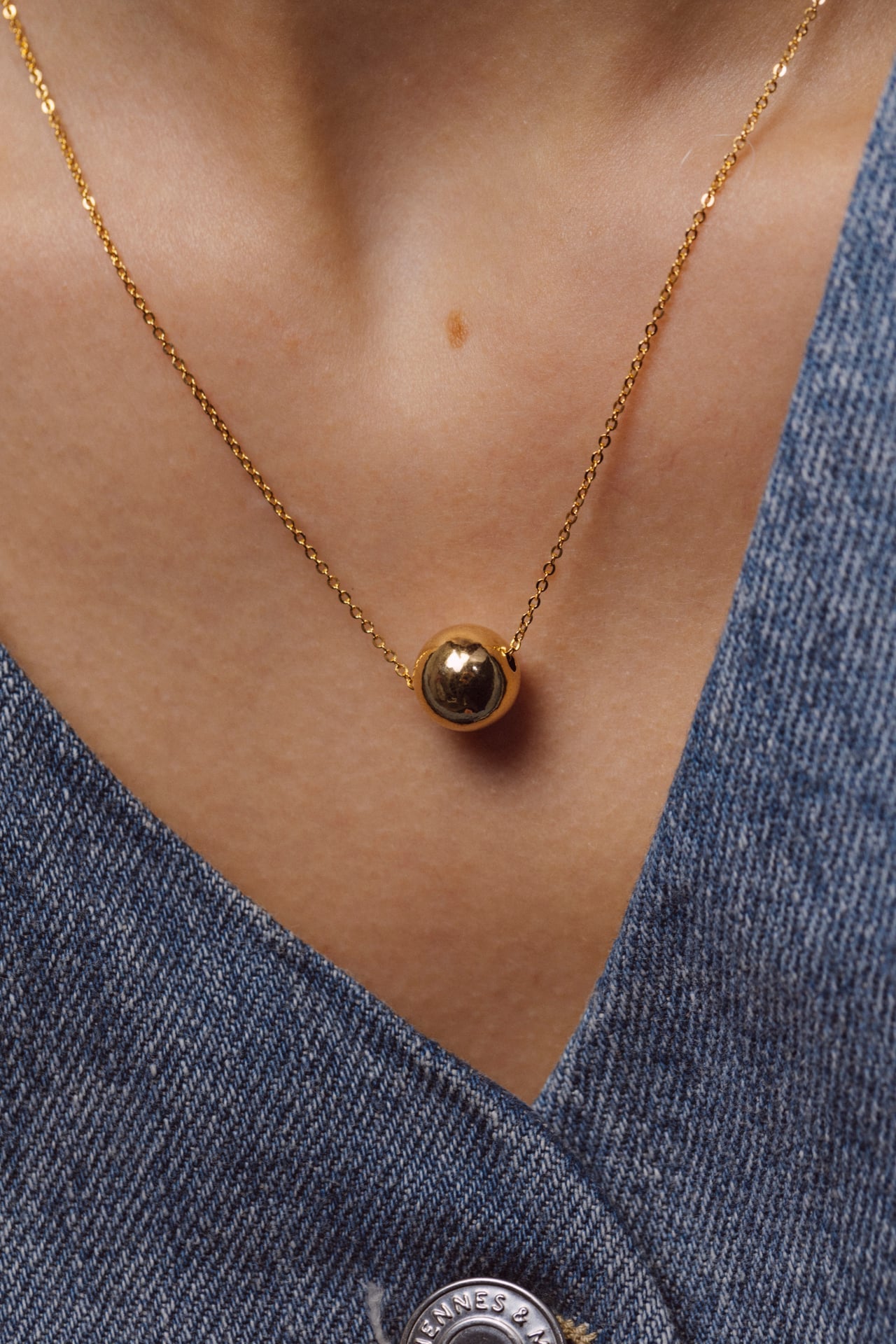 Stella Long Necklace - Gold