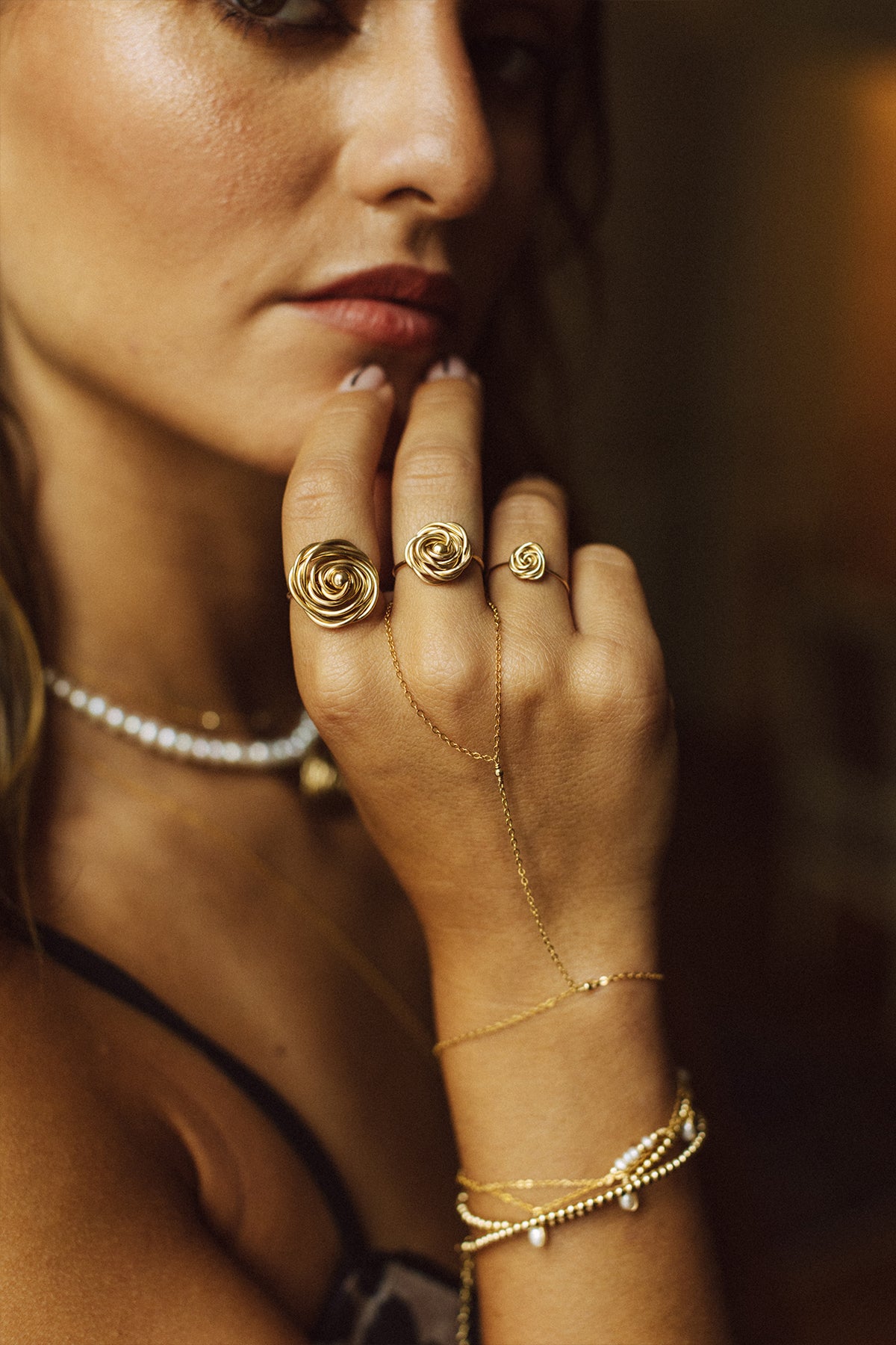 Maxi Rosa Ring - Gold