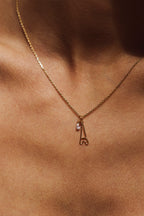 Mia Pendant - 18k Gold - White Diamond
