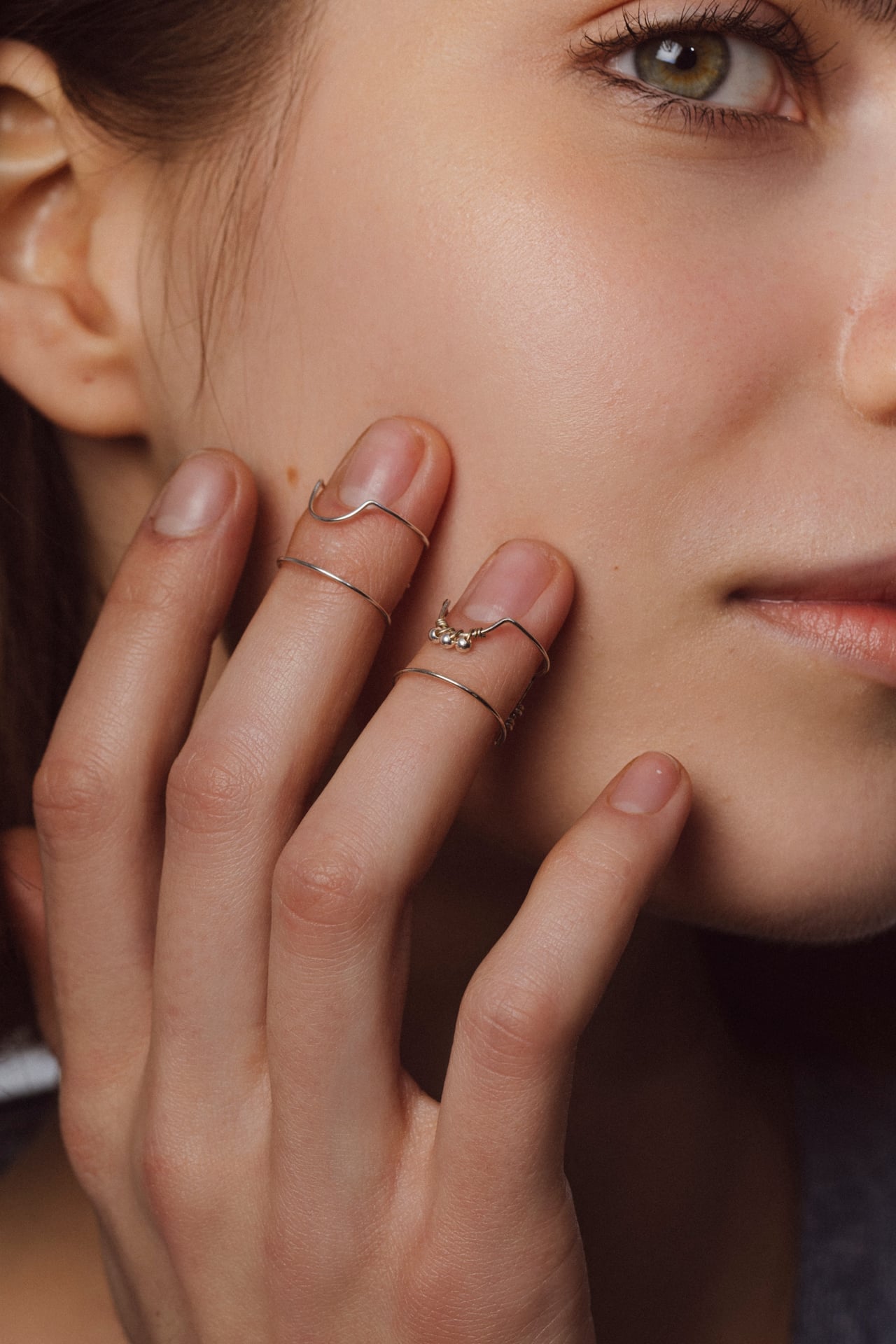 Weaving Nail Ring - Silver