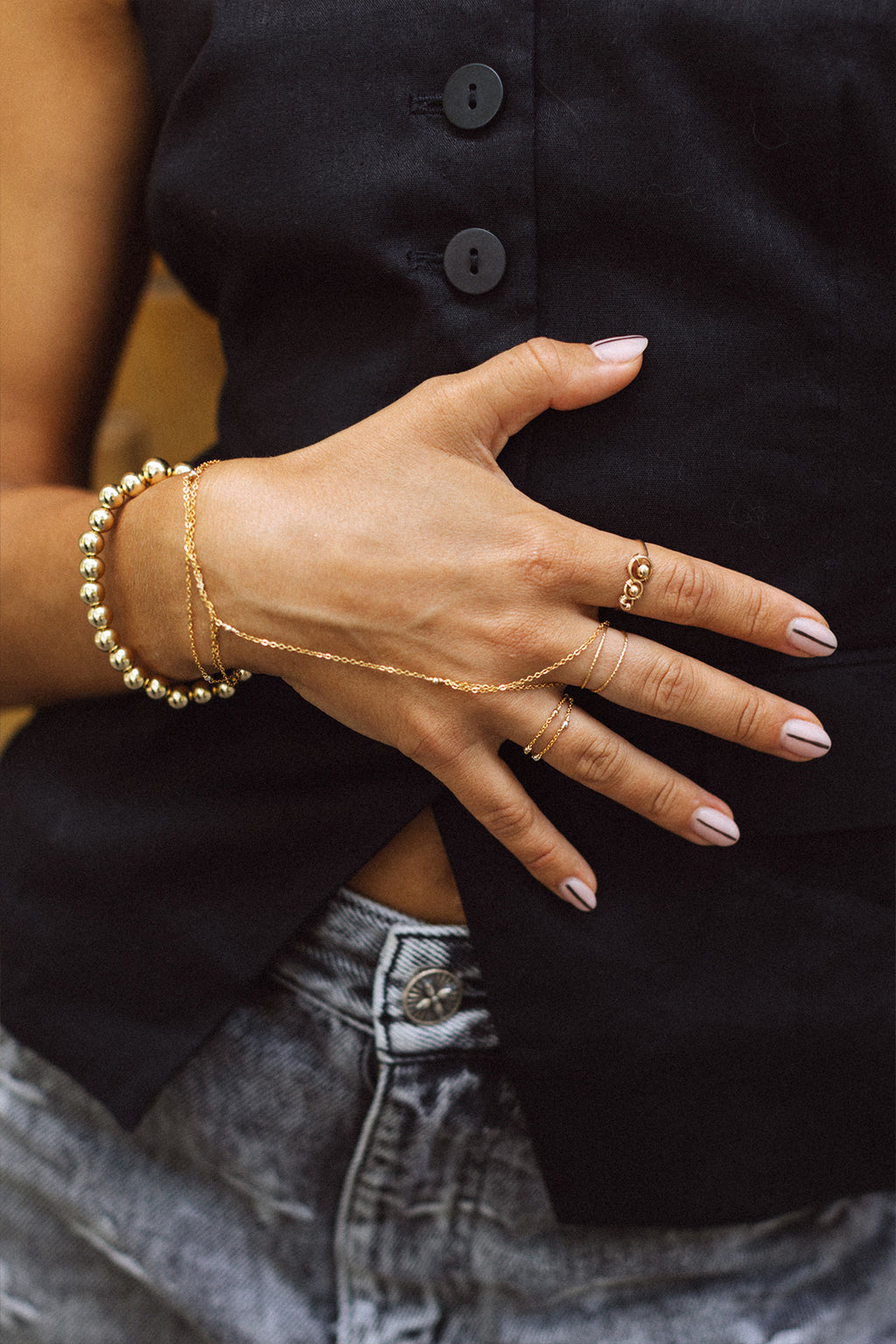 Amélia Triple Ring - Gold