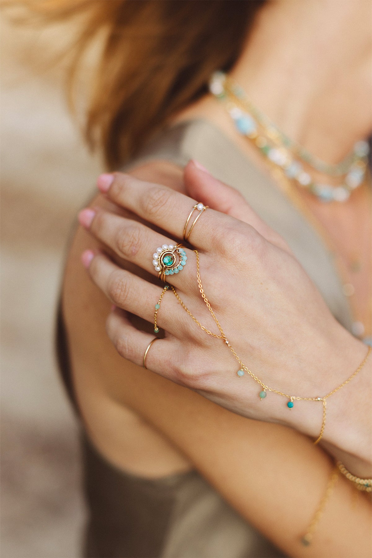 Swan Ring - Turquoise