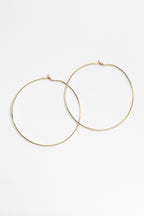 Maxi Sia Hoops – 750‰ Gold