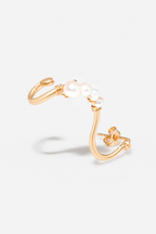 Wave Ear Cuff - Cultured Pearl
