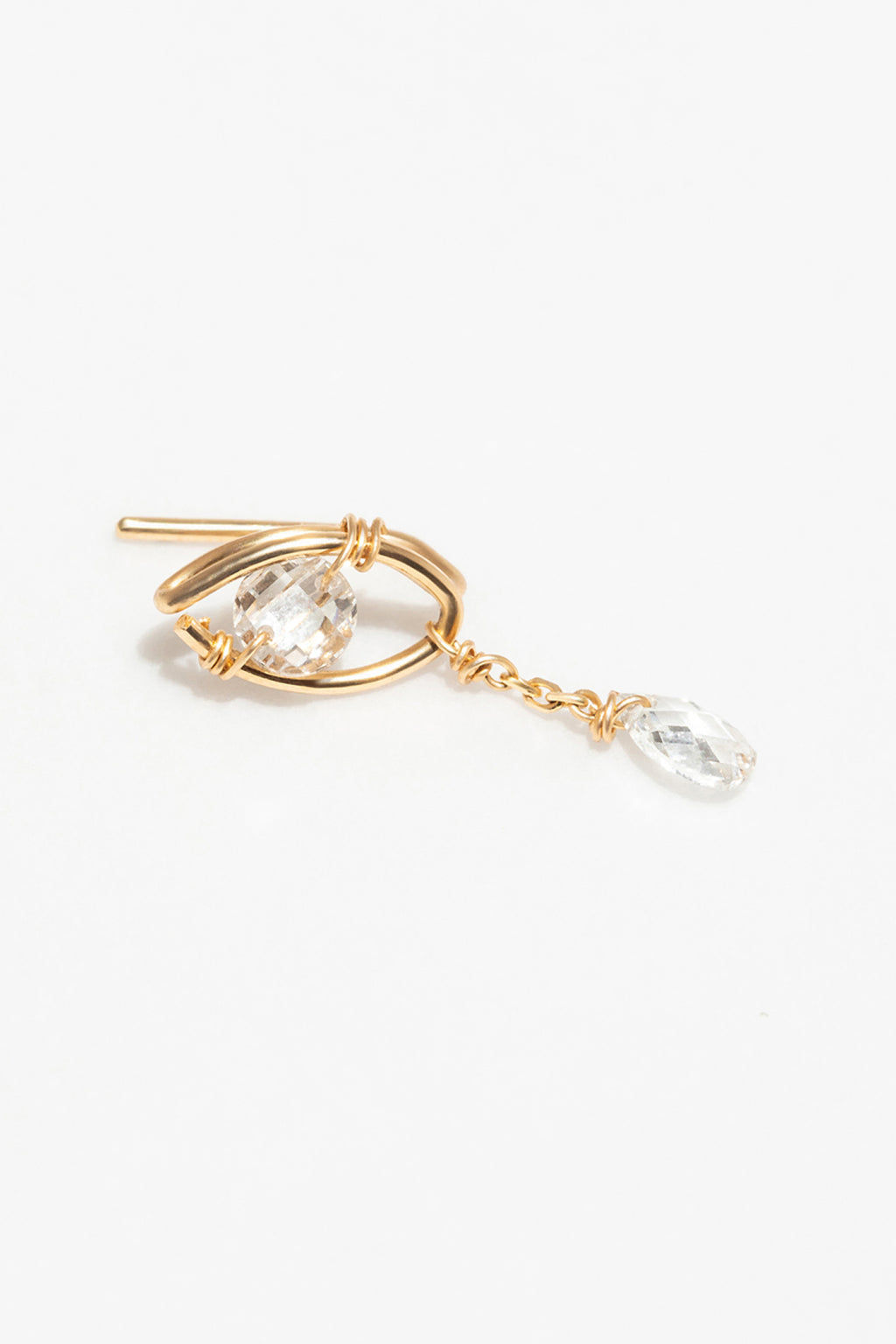 Climber Kamsa tassel - 750‰ gold white diamond