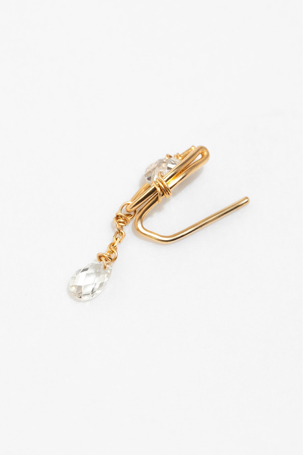Climber Kamsa tassel - 750‰ gold white diamond