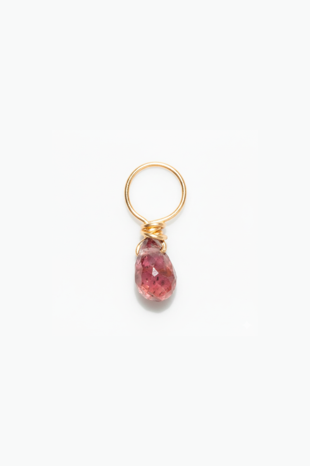 Mia Pendant – 750‰ Gold – Red Sapphire