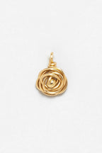 Medium Rosa Pendant - Gold
