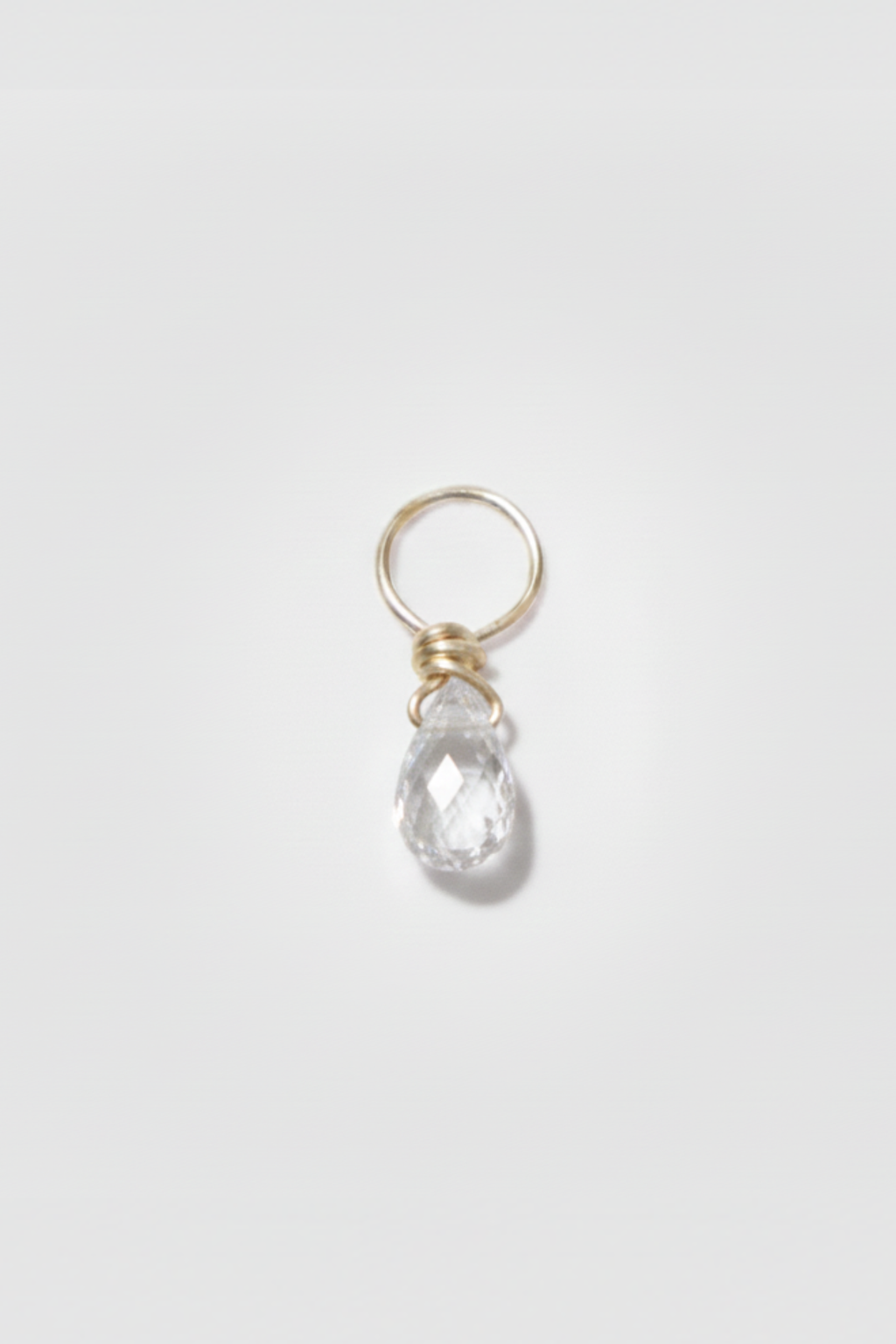 Mia Pendant – 750‰ Gold – White Sapphire