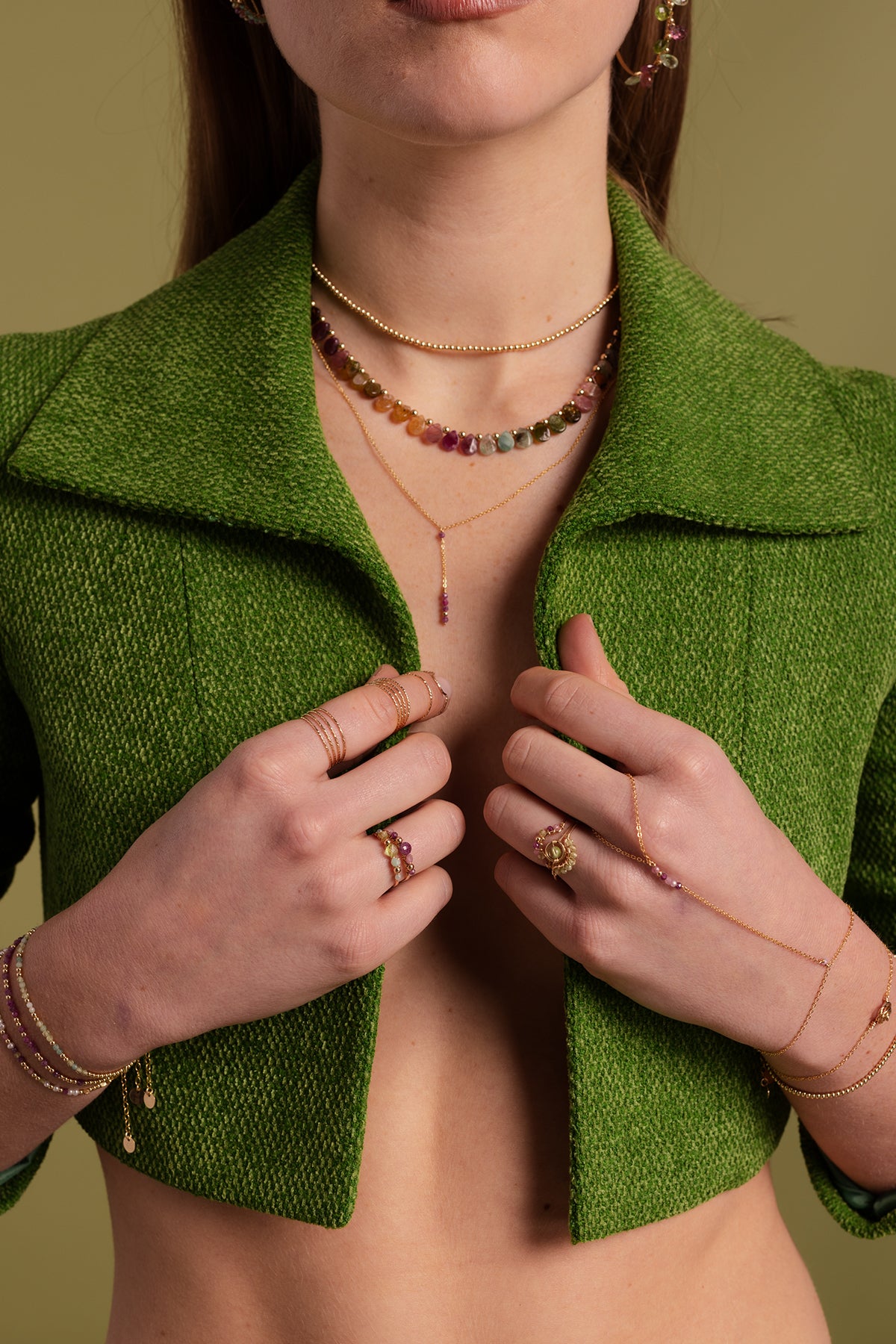 Venus Ring - Mint Green
