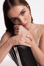 Nayla hand jewelry - Cultured pearl