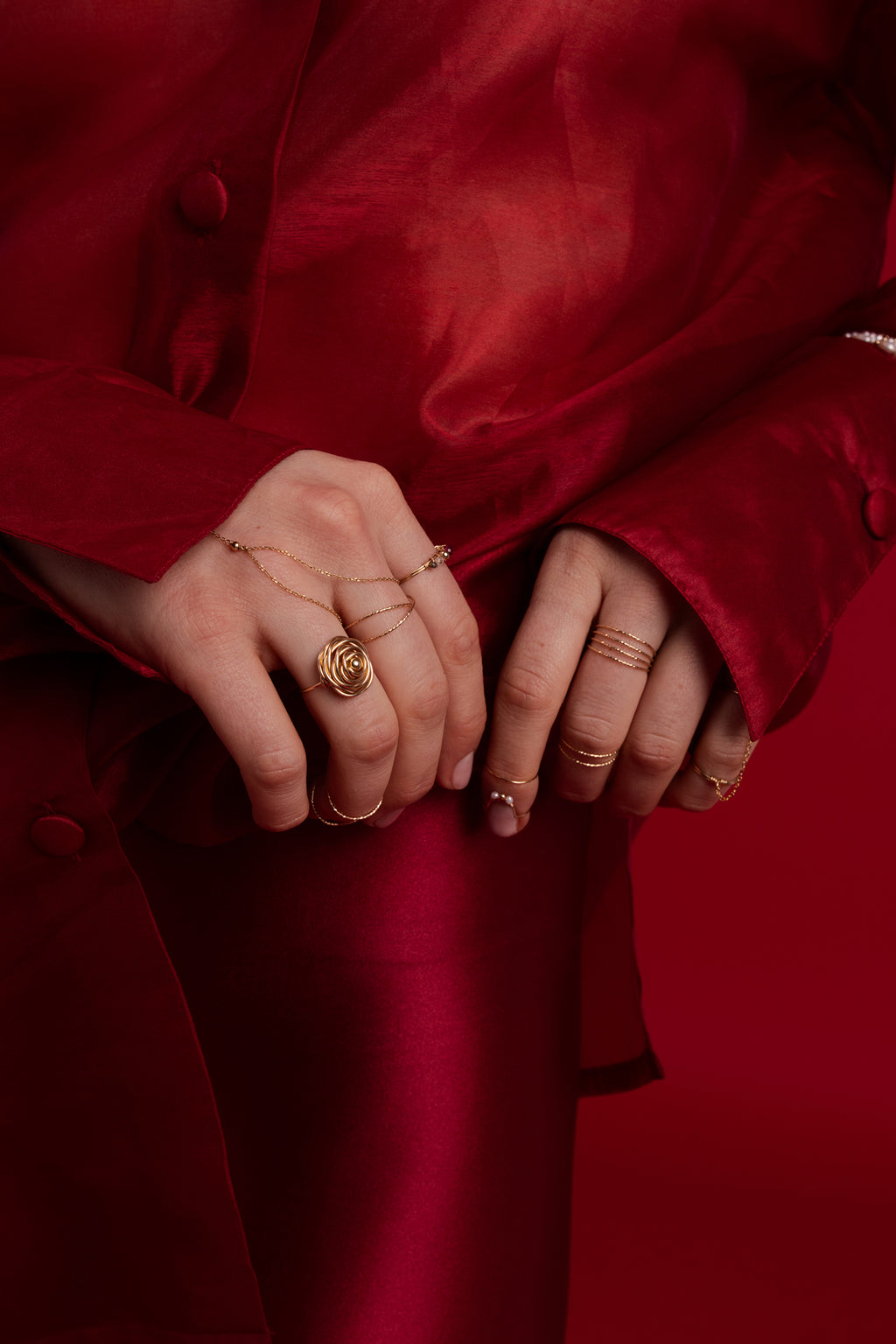 Maxi Rosa Ring - Gold