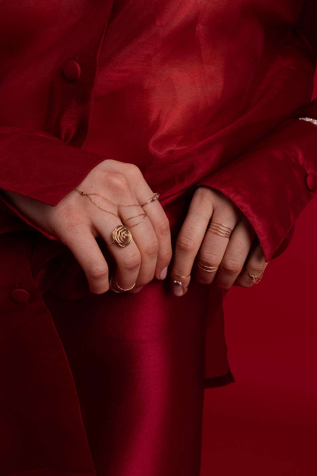 Maxi Rosa Ring - Gold