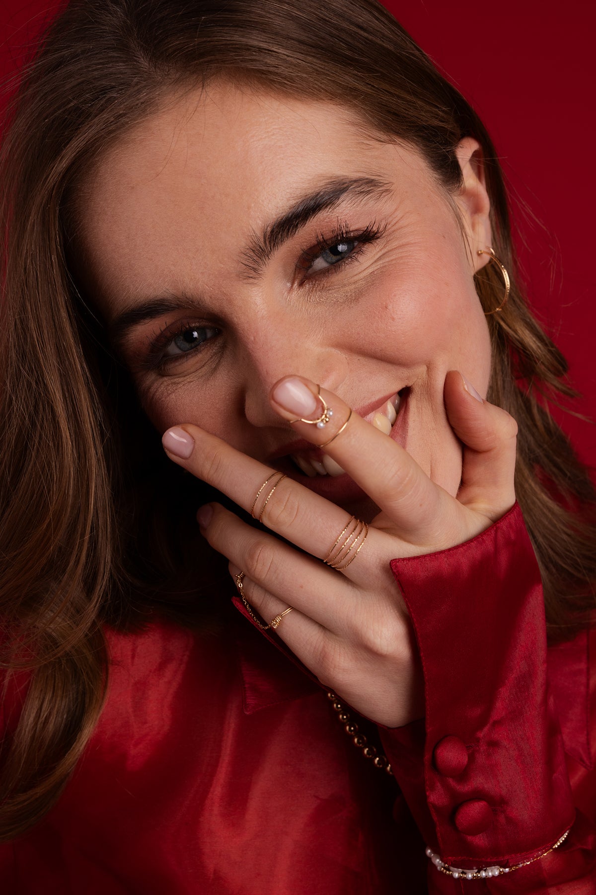 Weaving Nail Ring - Cultured Pearl