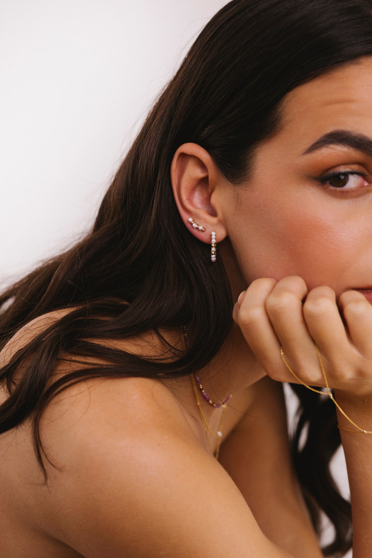Climber Frida - Cultured pearl