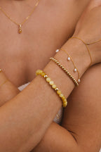 Lana Medium Pearl Bracelet - Gold