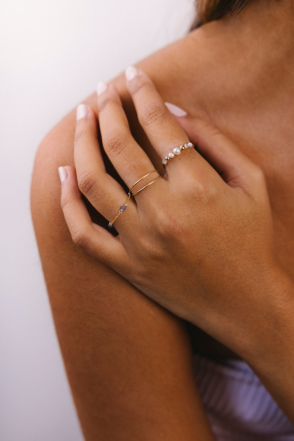 Essential double ring