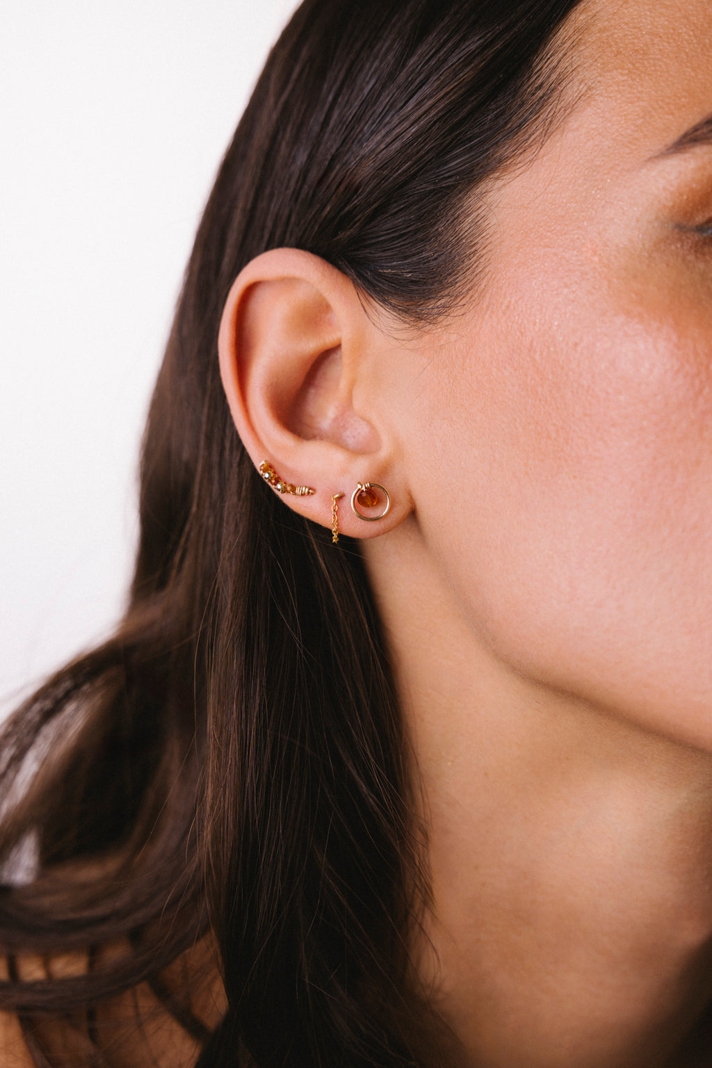 Chain earrings