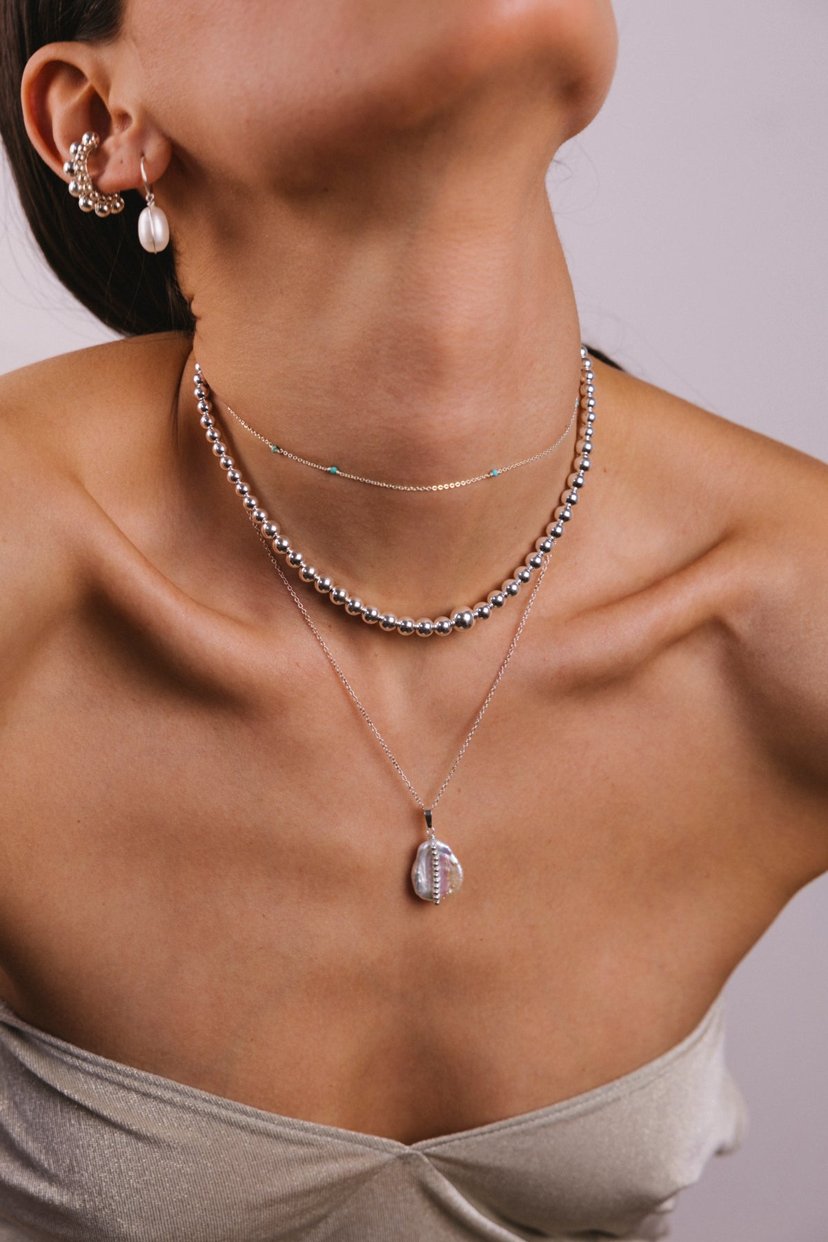 Lana choker - silver