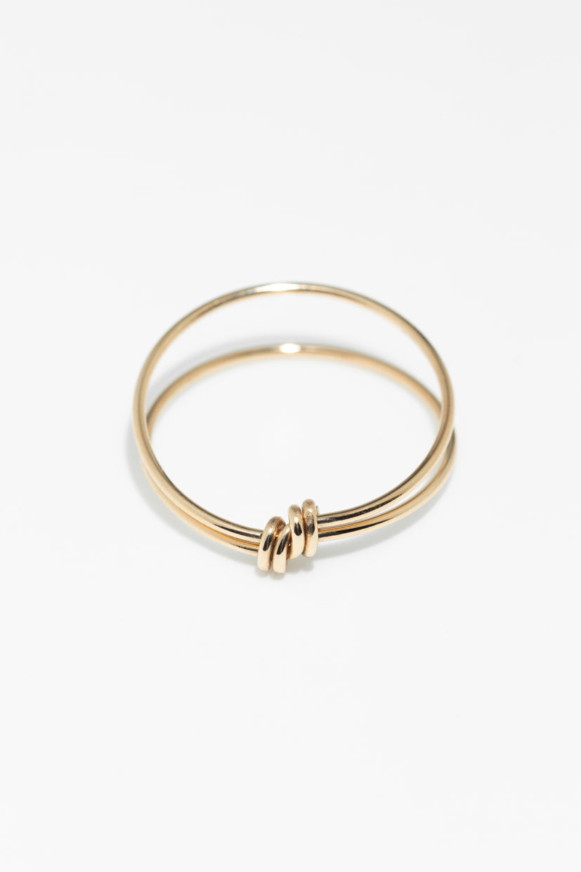 Ananta Double Ring – 750‰ Gold