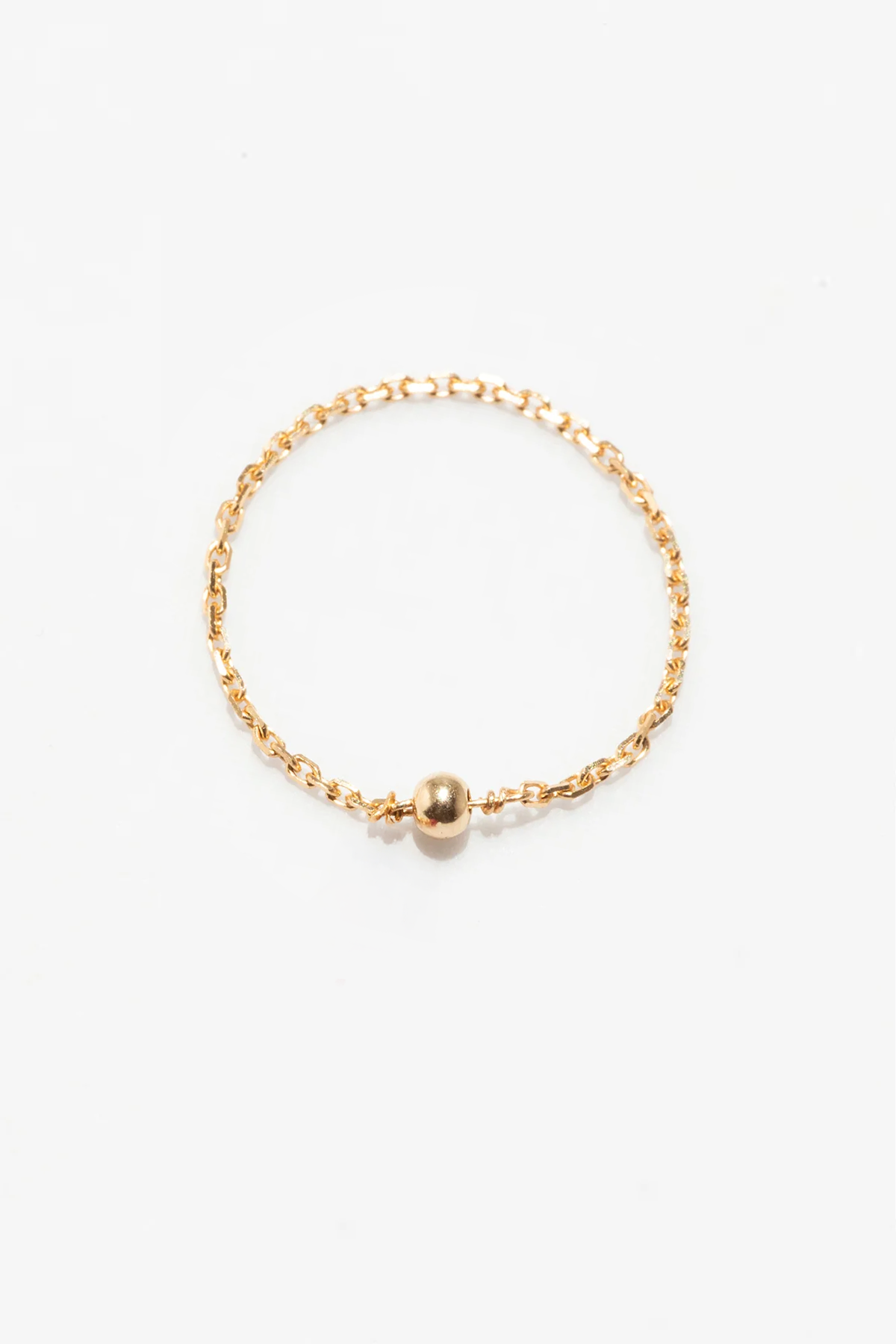Chain ring - 18K gold