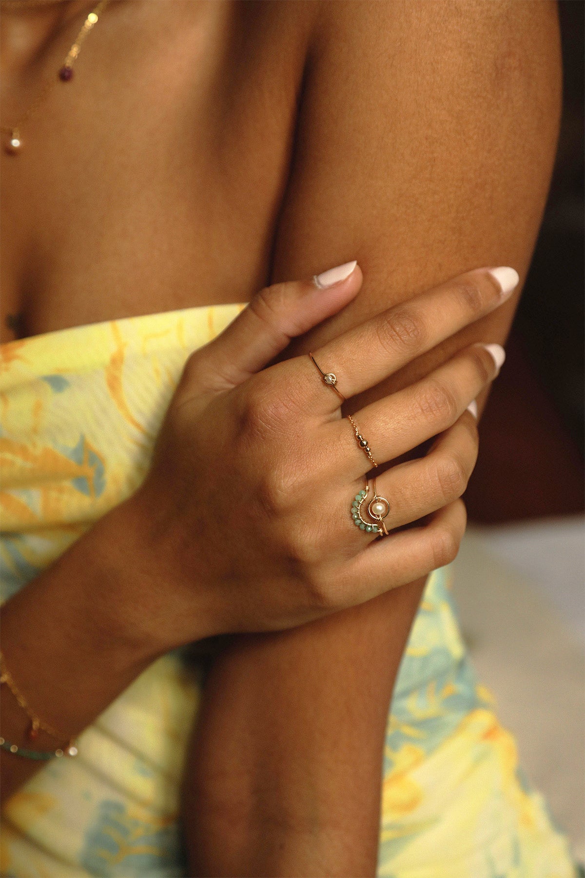 Lucky chain ring